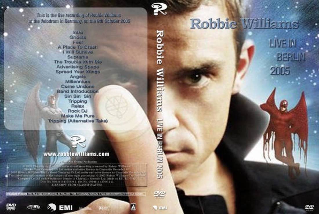 Inflar intencional Verde Robbie Williams